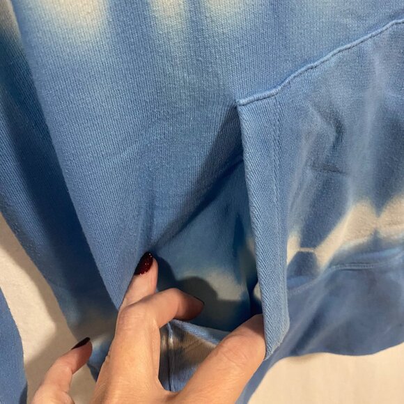 Vineyard Vines Women's Popover Shep Hoodie Tie Dyed Bimini Blue Size S - Picture 2 of 9